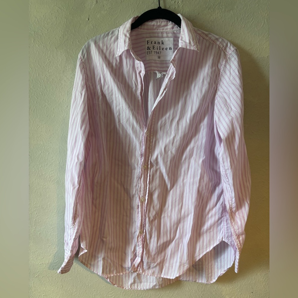 Frank & Eileen Pink Casual Button Down Shirt